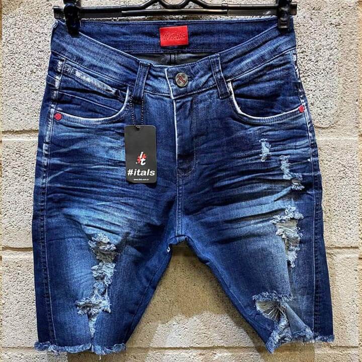 Bermuda Jeans Destoyed cod3
