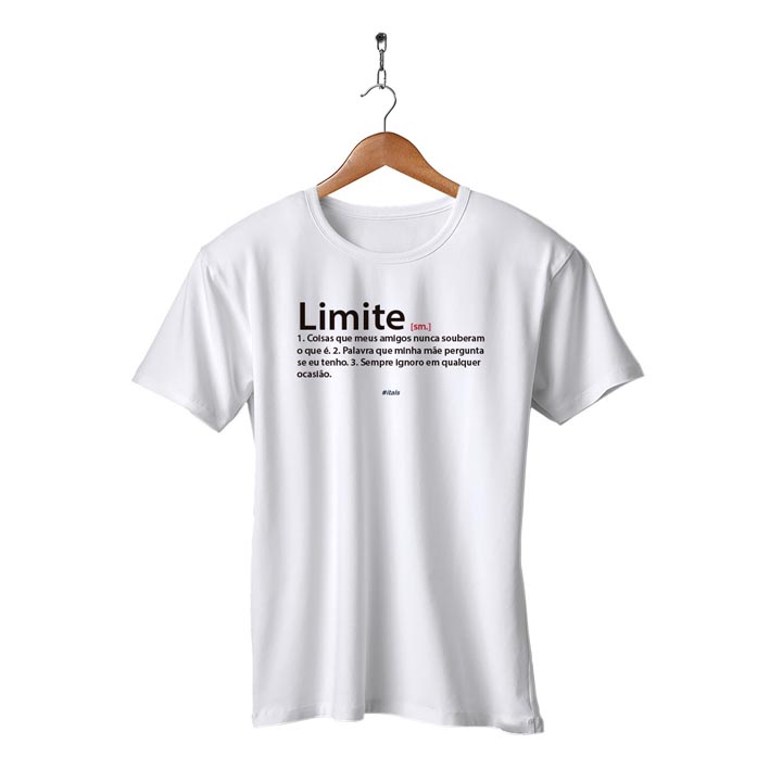 Camiseta itals Limite Branca