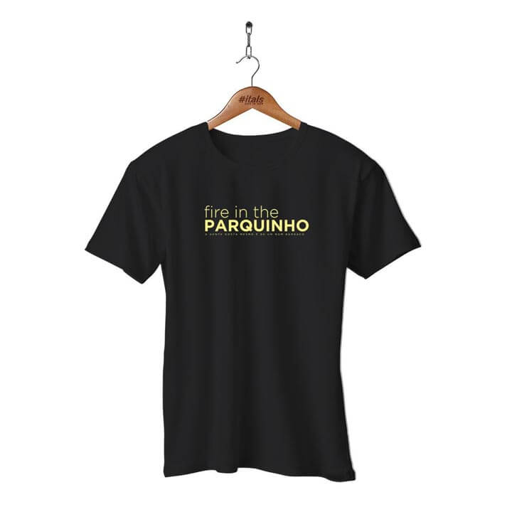Camiseta #itals Parquinho Preta