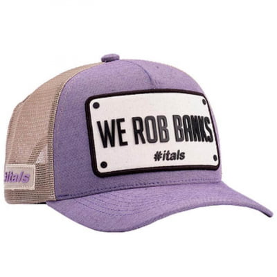 Boné #itals We Rob Banks Purple