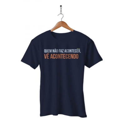 Camiseta  itals Acontecendo Marinho